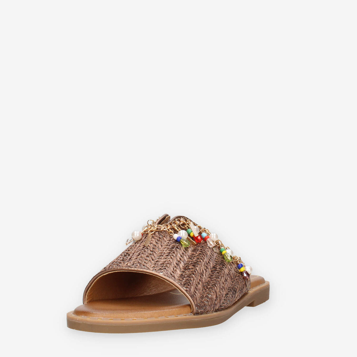 O-Joo OL61511A-028 MILEY CARRIBEAN Sandali scalzati marroni da donna