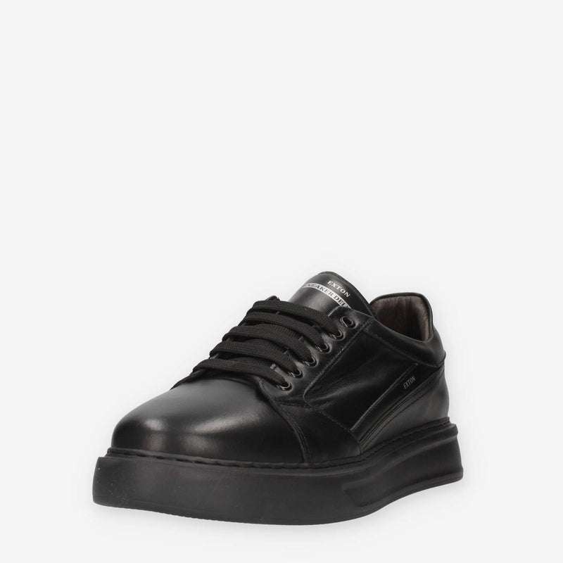 990-NAPPA-NERO Exton Sneakers nere da uomo