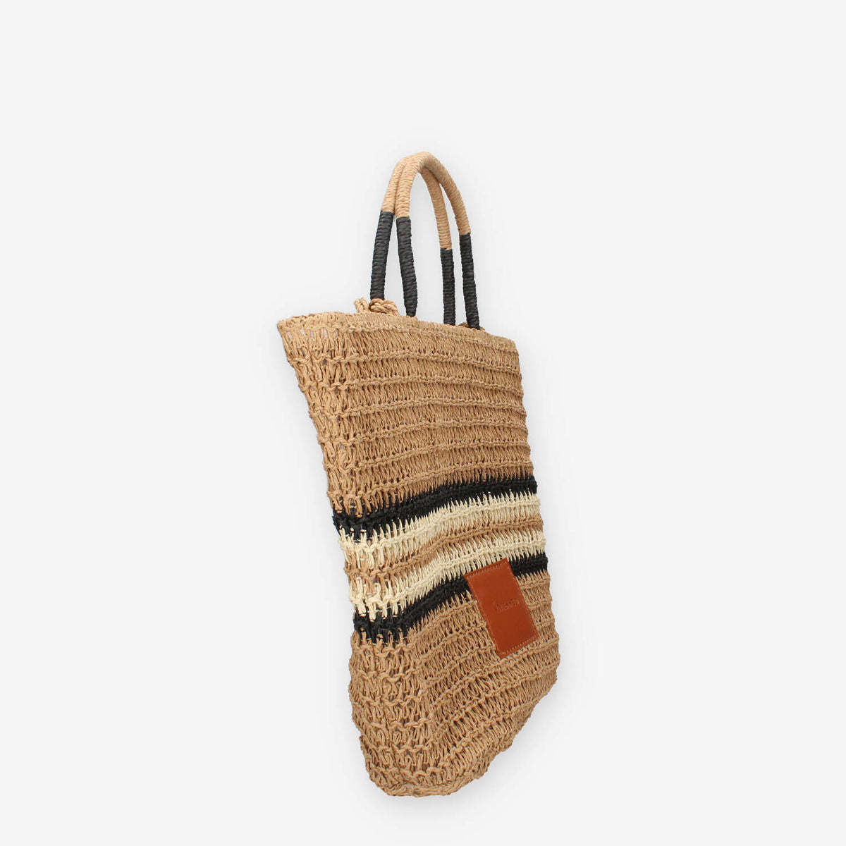 Vivienne D VBB288.BEIGE Borsa a spalla in paglia beige