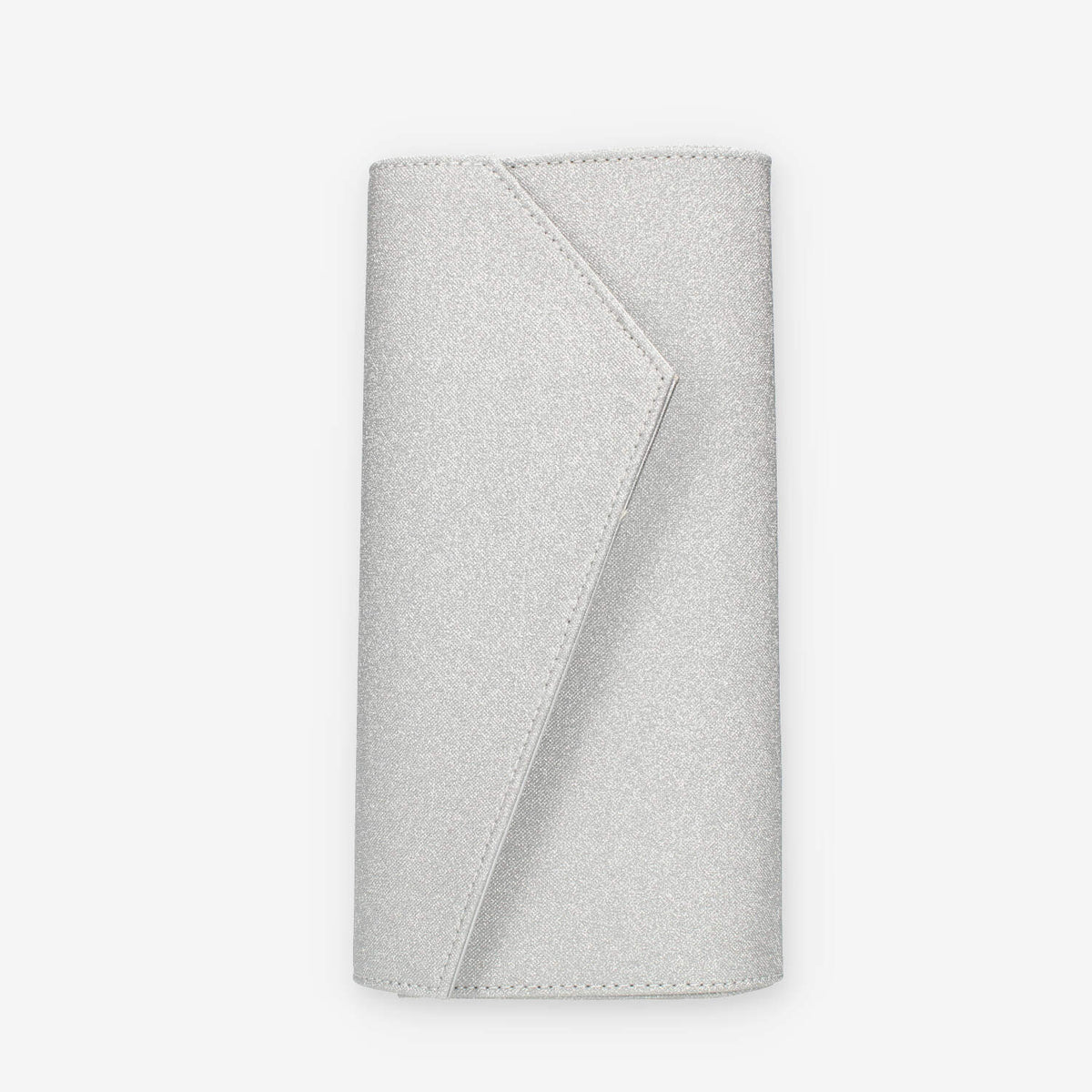 Scarlett Pochette da donna glitterata argento