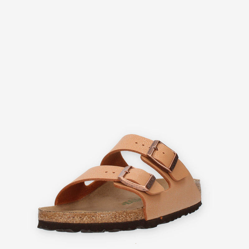 Birkenstock Arizona BS Vegan Sandali scalzati pecan (calzata stretta)