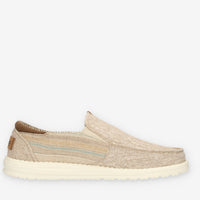 Hey Dude Chambray Riviera Beige Slip on da uomo