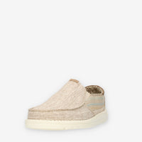 Hey Dude Chambray Riviera Beige Slip on da uomo