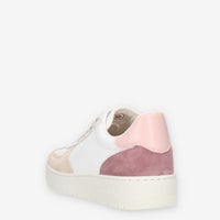 Victoria Sneakers da donna glicine, bianche e beige