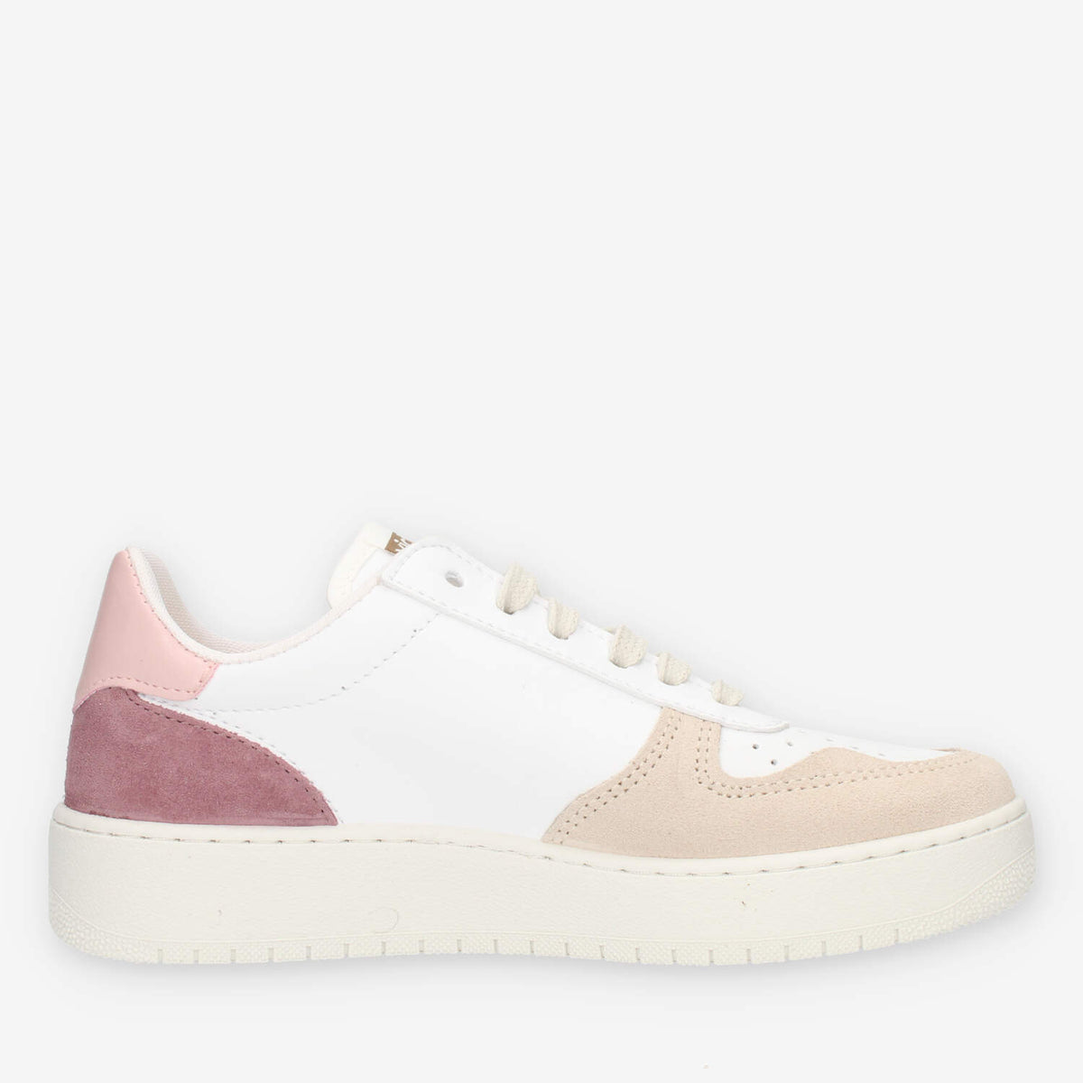 Victoria Sneakers da donna glicine, bianche e beige