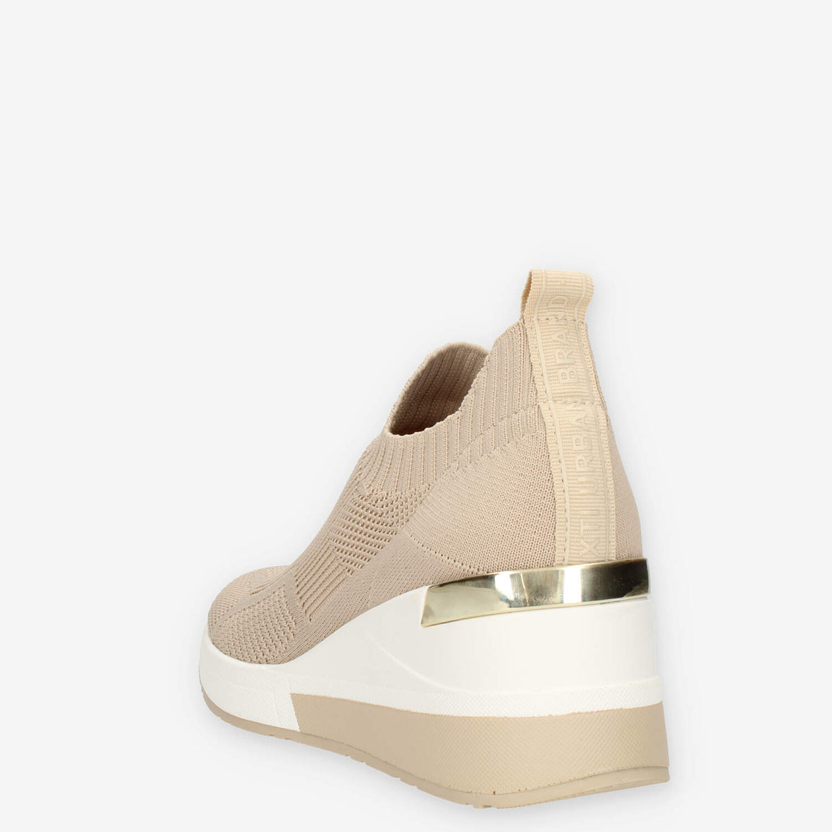 Xti Slip on beige da donna in tessuto