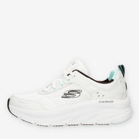 Skechers D'Lux Walker Infinite Motion Sneakers da donna bianche e nere