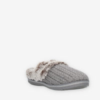 Skechers Campfire CozyTimes Ciabatte grigie con pelliccia