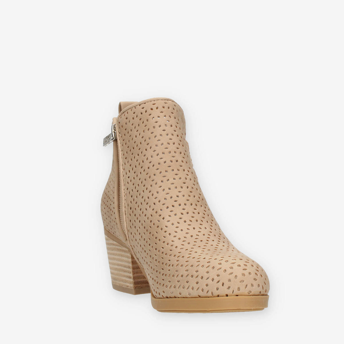 Refresh Stivaletti traforati taupe da donna