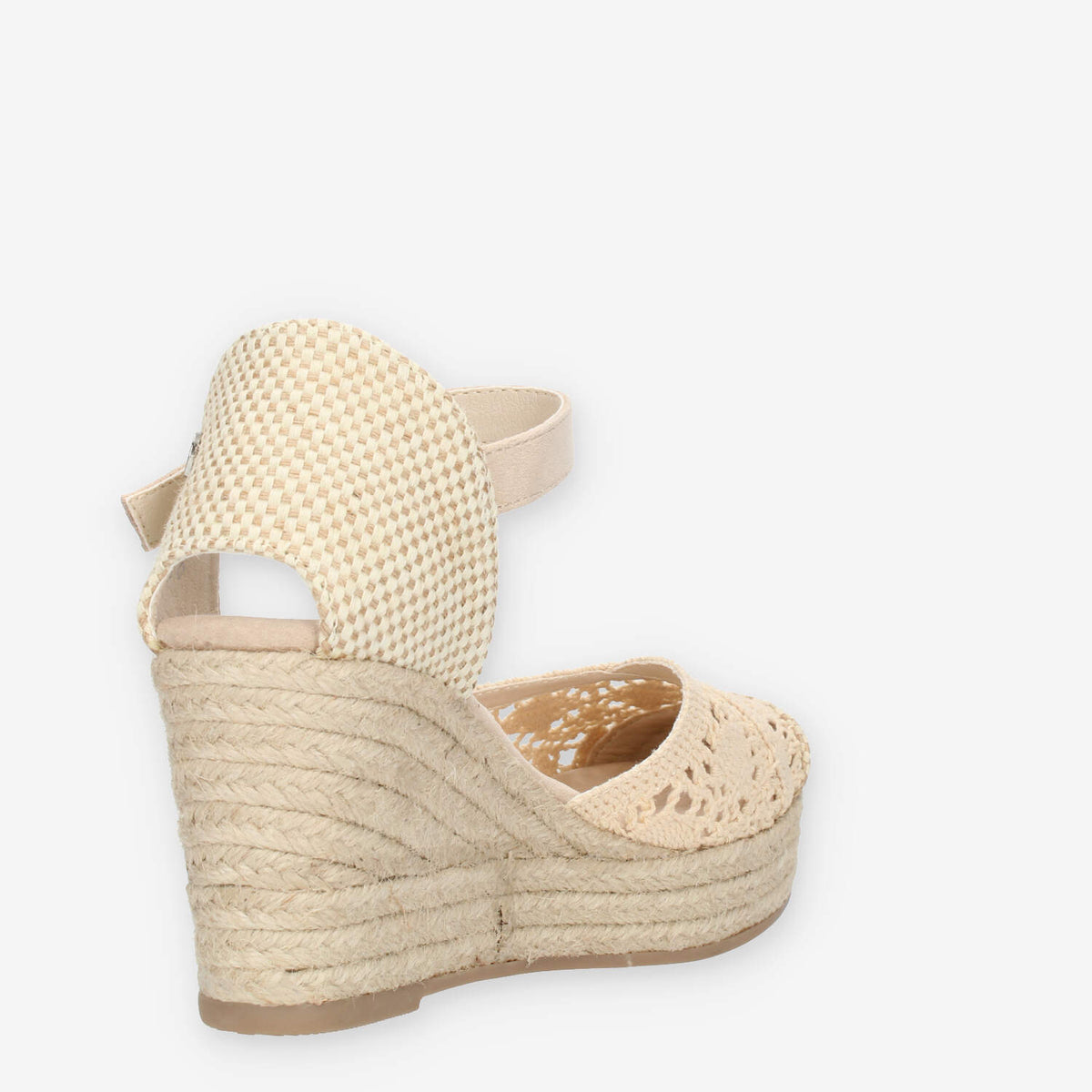 Refresh Sandali beige da donna modello espadrillas