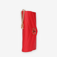 Twinset Milano Pochette porta cellulare rossa con tacollina