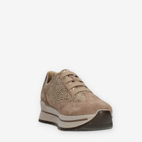 Igi&co Sneakers taupe da donna con lacci elastici