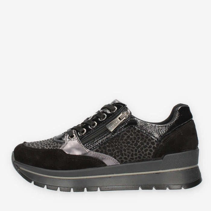 Igi&Co Sneakers nere maculate da donna