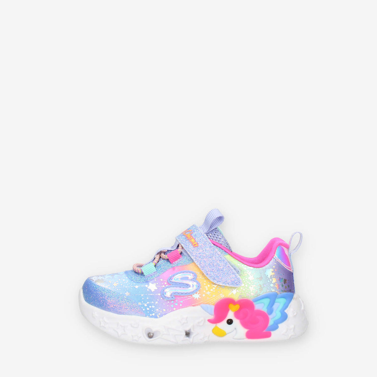 Slip on S Lights Unicorn Charmer Twilight Dream Sneakers illuminanti azzurre