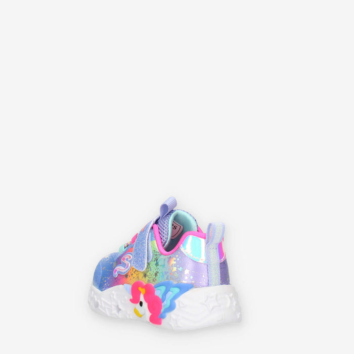 Slip on S Lights Unicorn Charmer Twilight Dream Sneakers illuminanti azzurre