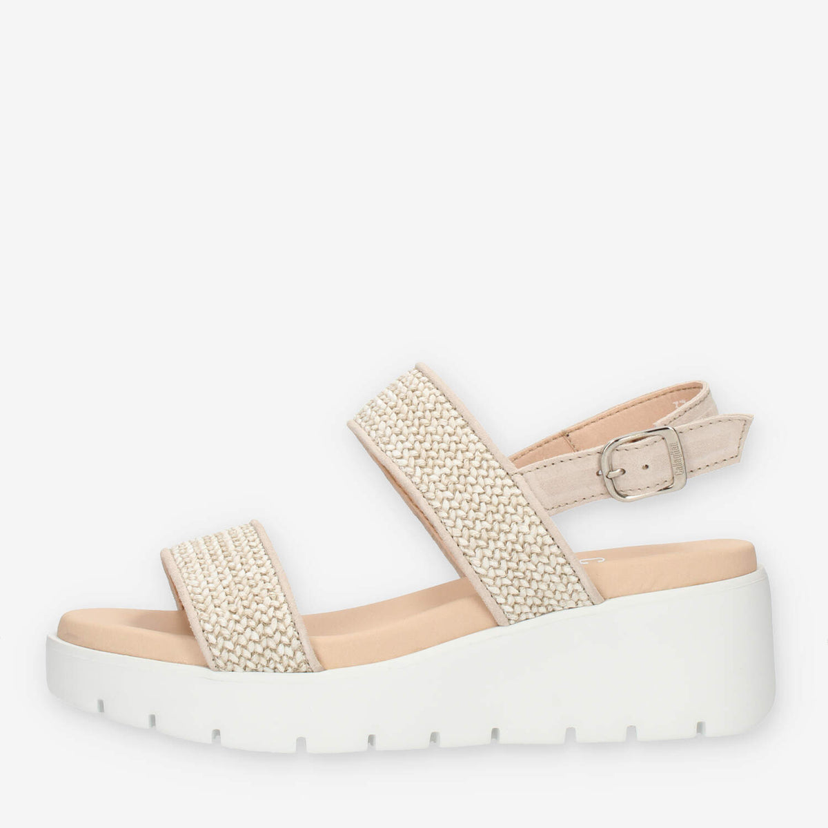 Callaghan Sandali beige da donna con zeppa