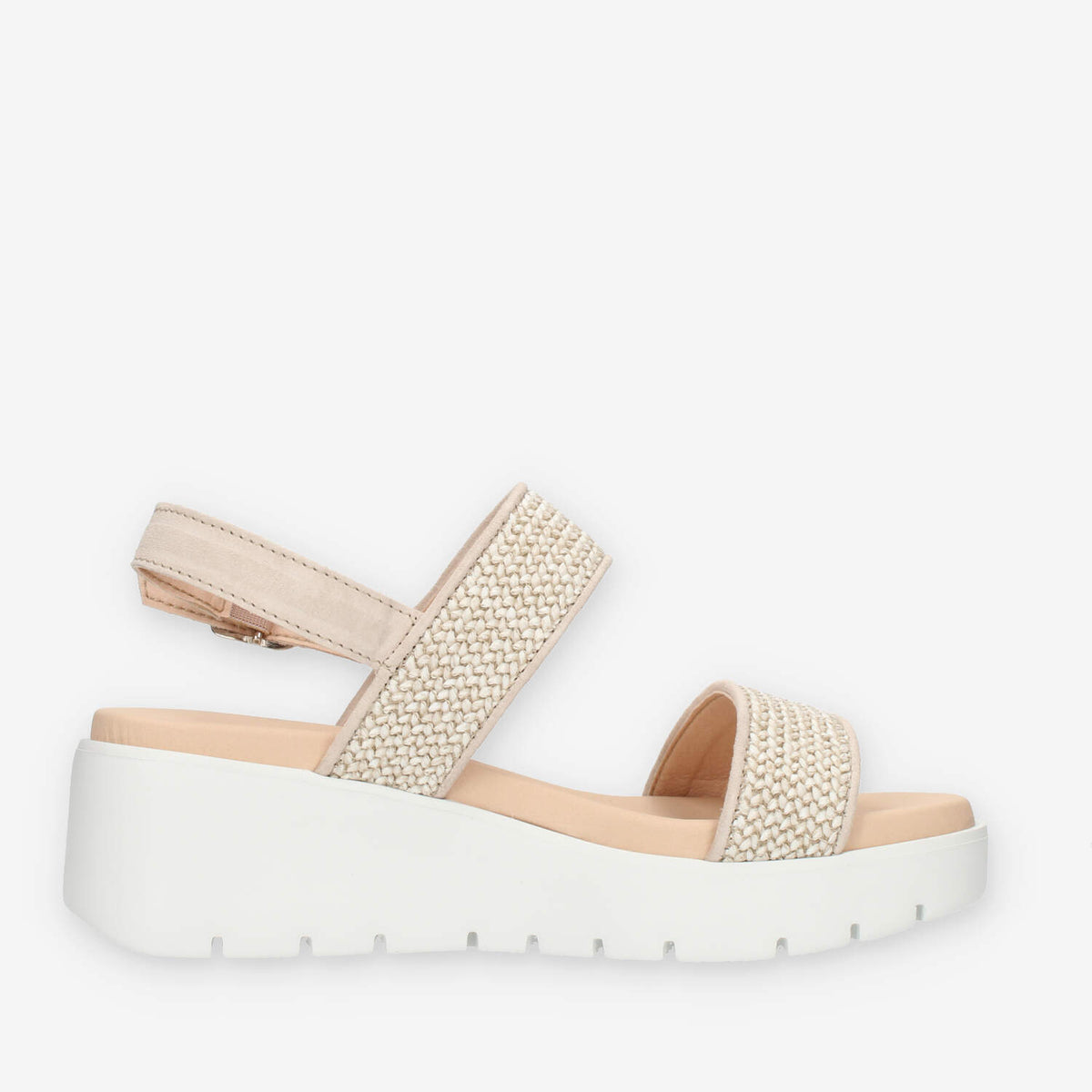 Callaghan Sandali beige da donna con zeppa