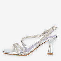 Albano Sandali argento con strass