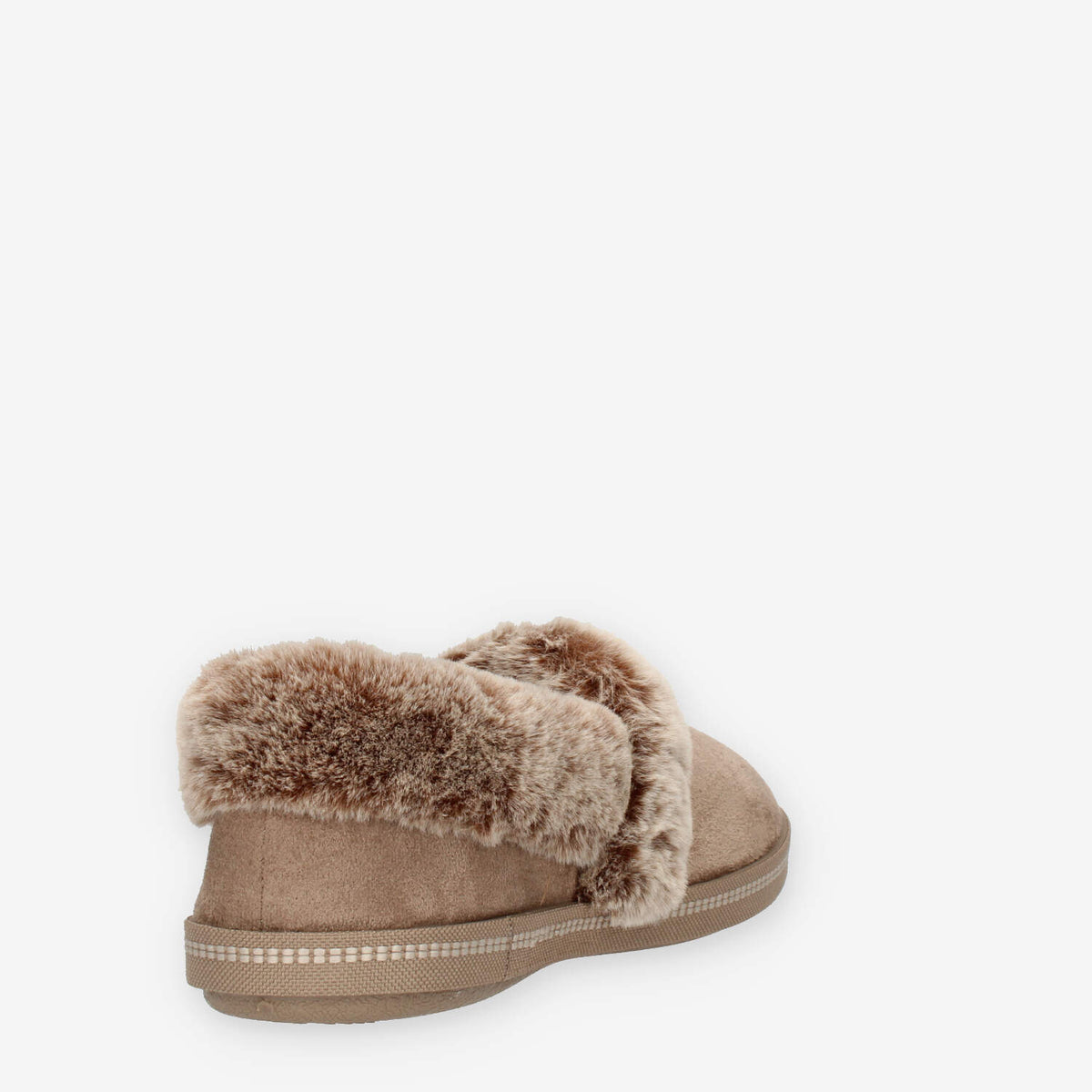 Skechers Cozy Campfire Team Toasty Pantofole beige chiuse da donna con eco pelliccia