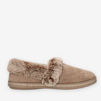 Skechers Cozy Campfire Team Toasty Pantofole beige chiuse da donna con eco pelliccia