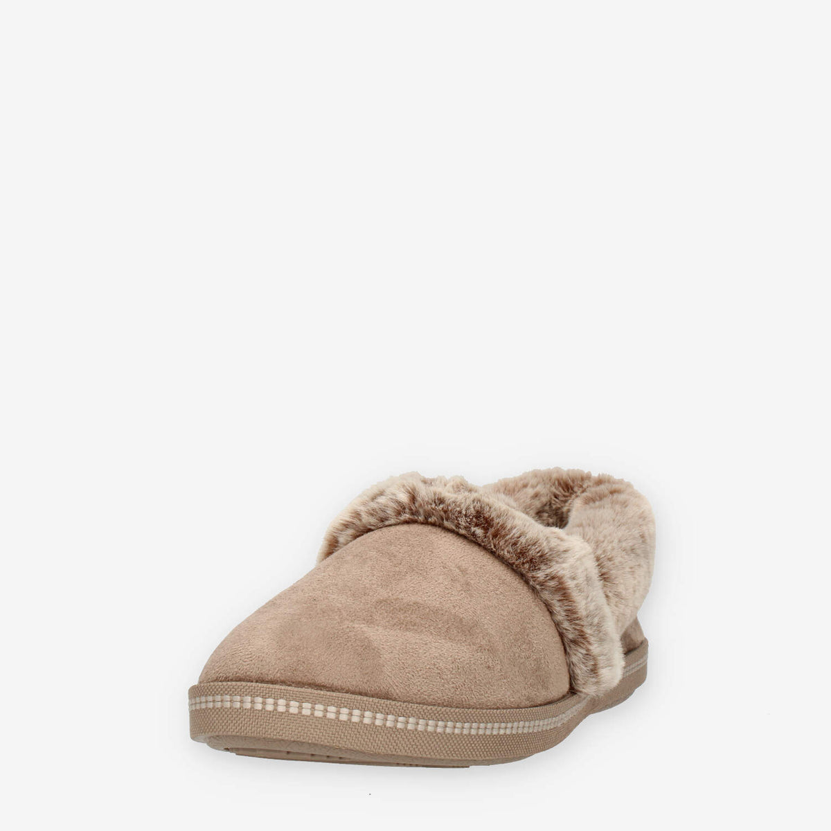 Skechers Cozy Campfire Team Toasty Pantofole beige chiuse da donna con eco pelliccia