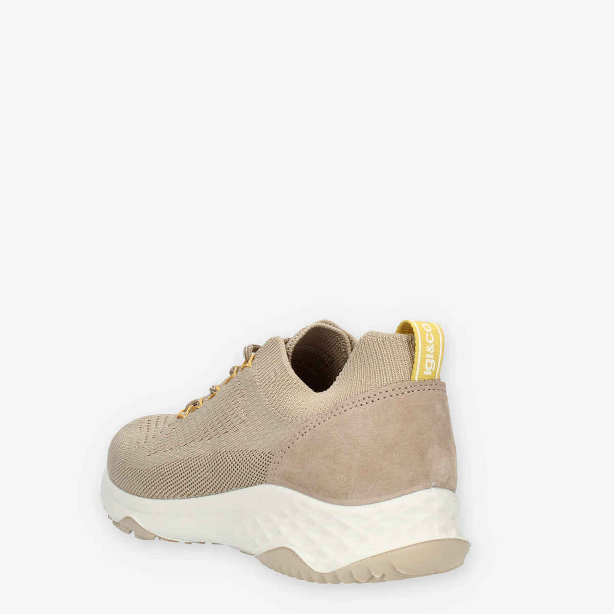 Igi&co Sneakers da uomo beige in tessuto