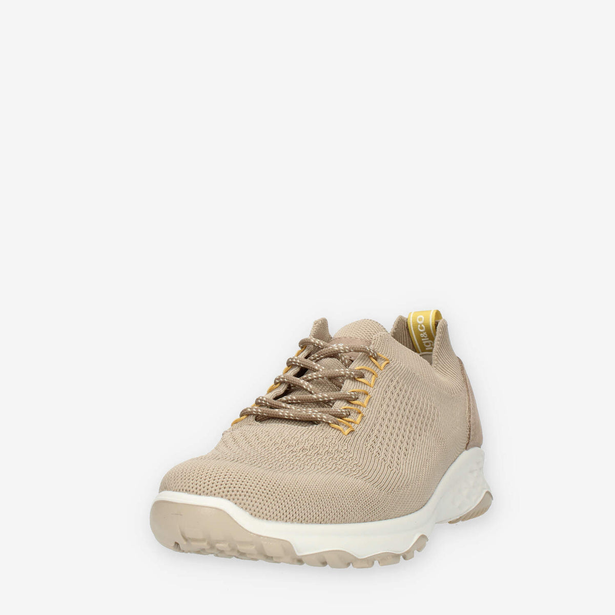 Igi&co Sneakers da uomo beige in tessuto