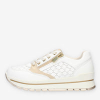 Igi&Co Sneakers basse da donna bianche e oro