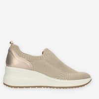 Enval Soft Slip on con zeppa beige