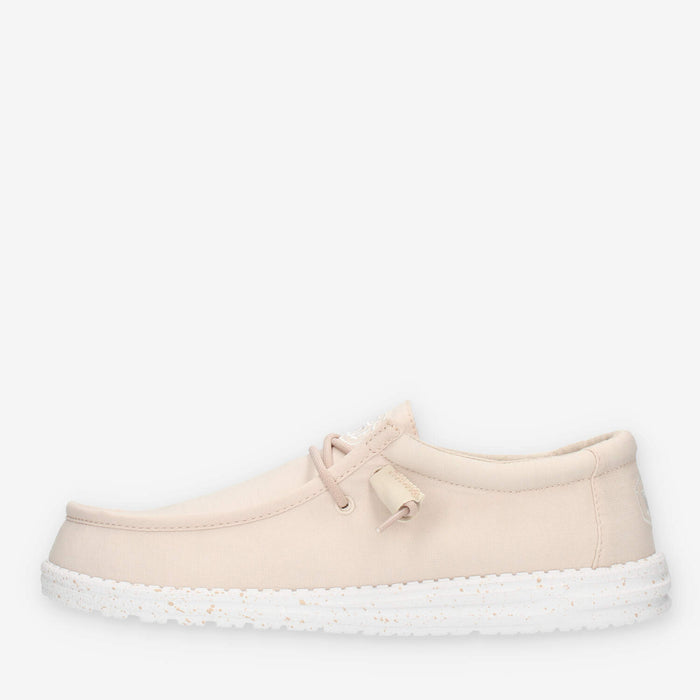 Hey Dude Wally Slub Canvas Slip on da uomo beige