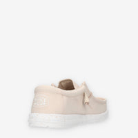 Hey Dude Wally Slub Canvas Slip on da uomo beige