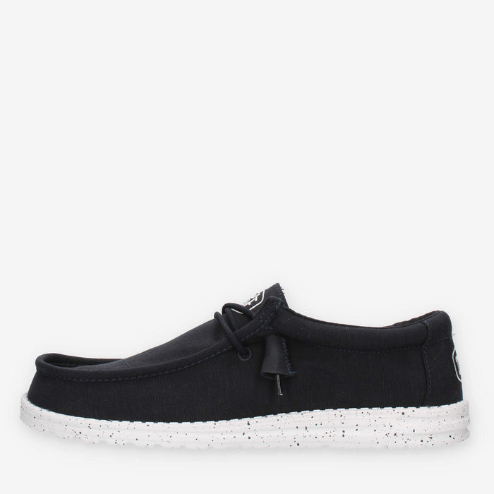 Hey Dude Wally Slub Canvas Slip on da uomo blu