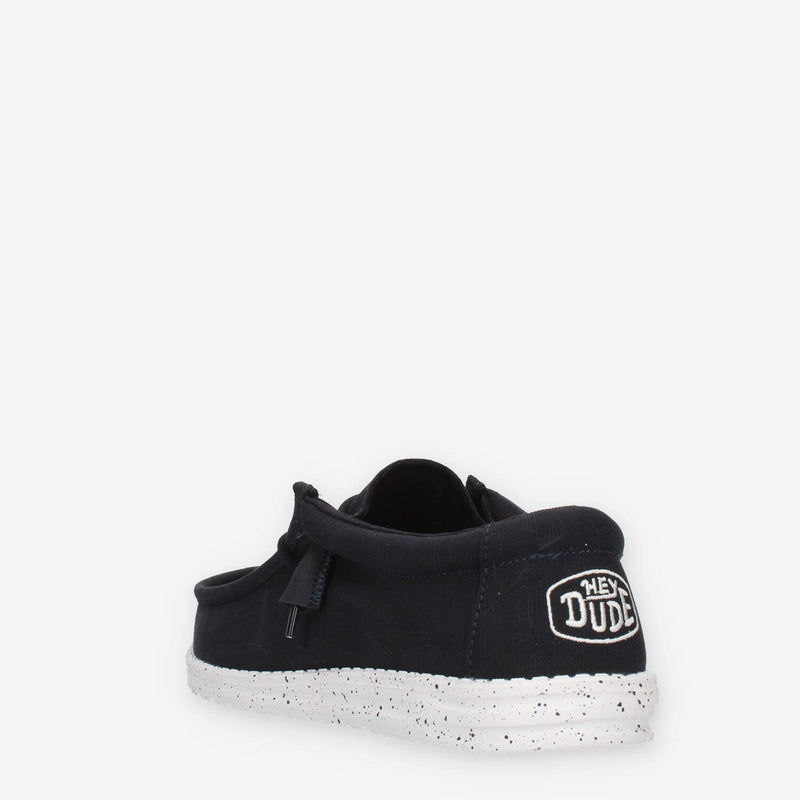 Hey Dude Wally Slub Canvas Slip on da uomo blu