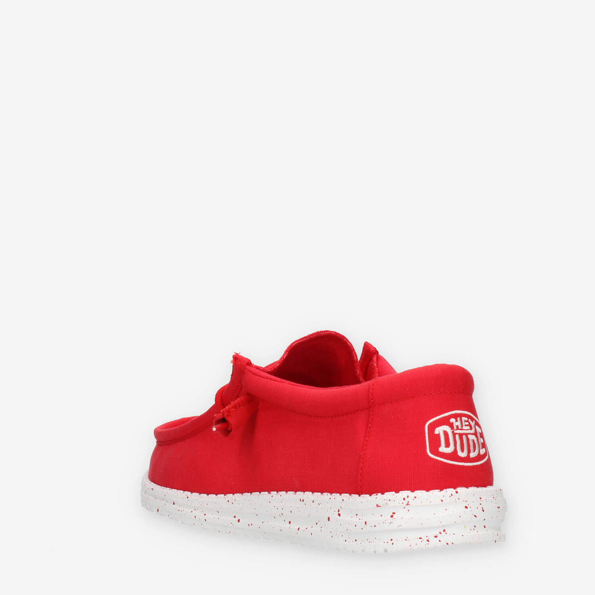 Hey Dude Wally Slub Canvas Slip on da uomo rosse