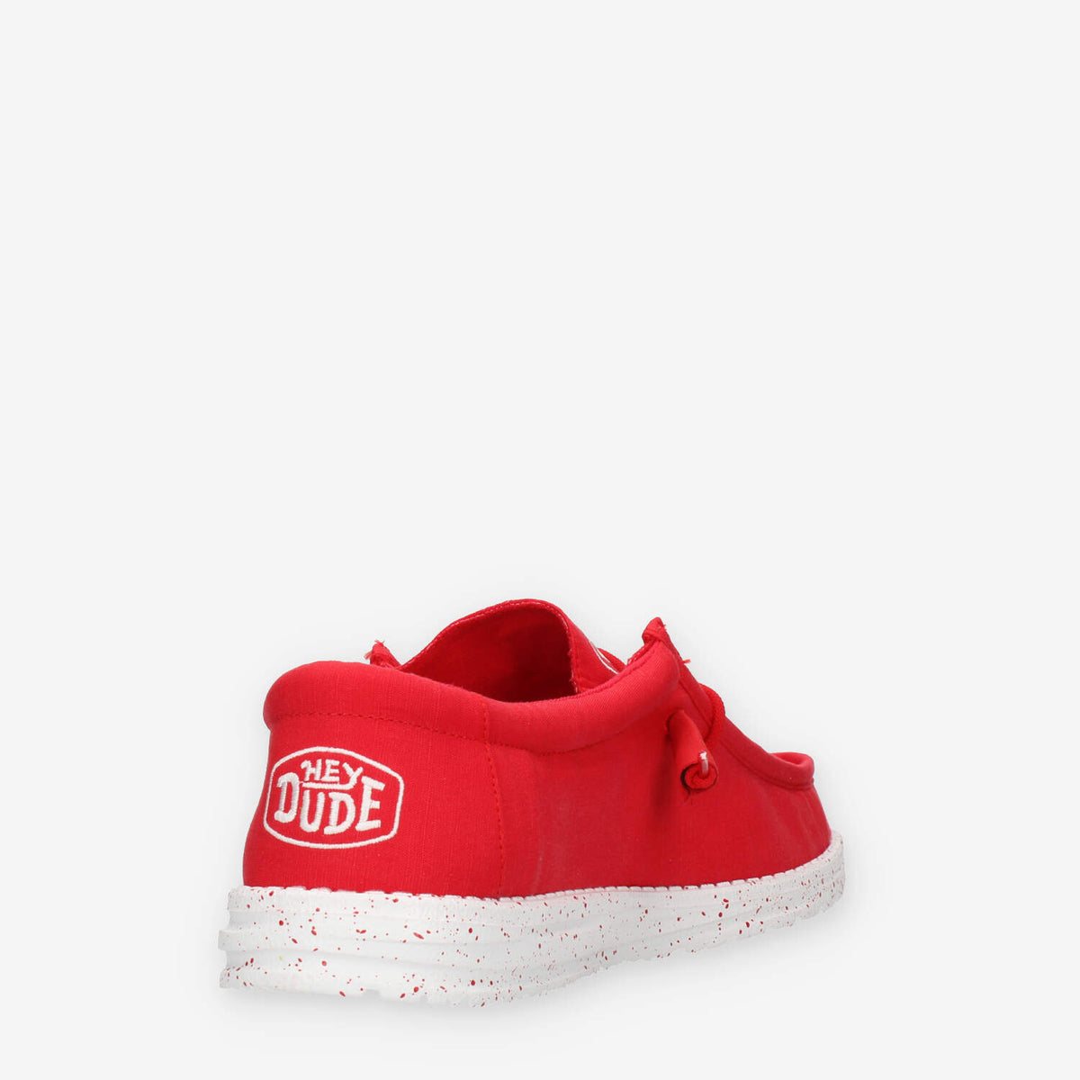 Hey Dude Wally Slub Canvas Slip on da uomo rosse