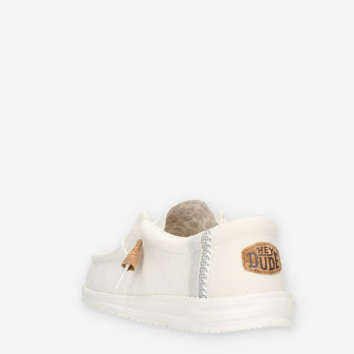 Hey Dude Wally Break Stitch Slip on da uomo bianche