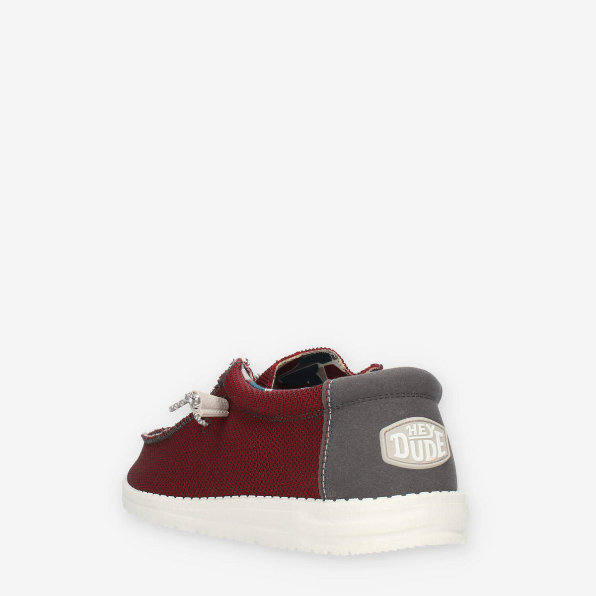 Hey Dude Wally Sox Triple Needle Slip on da uomo bordeaux