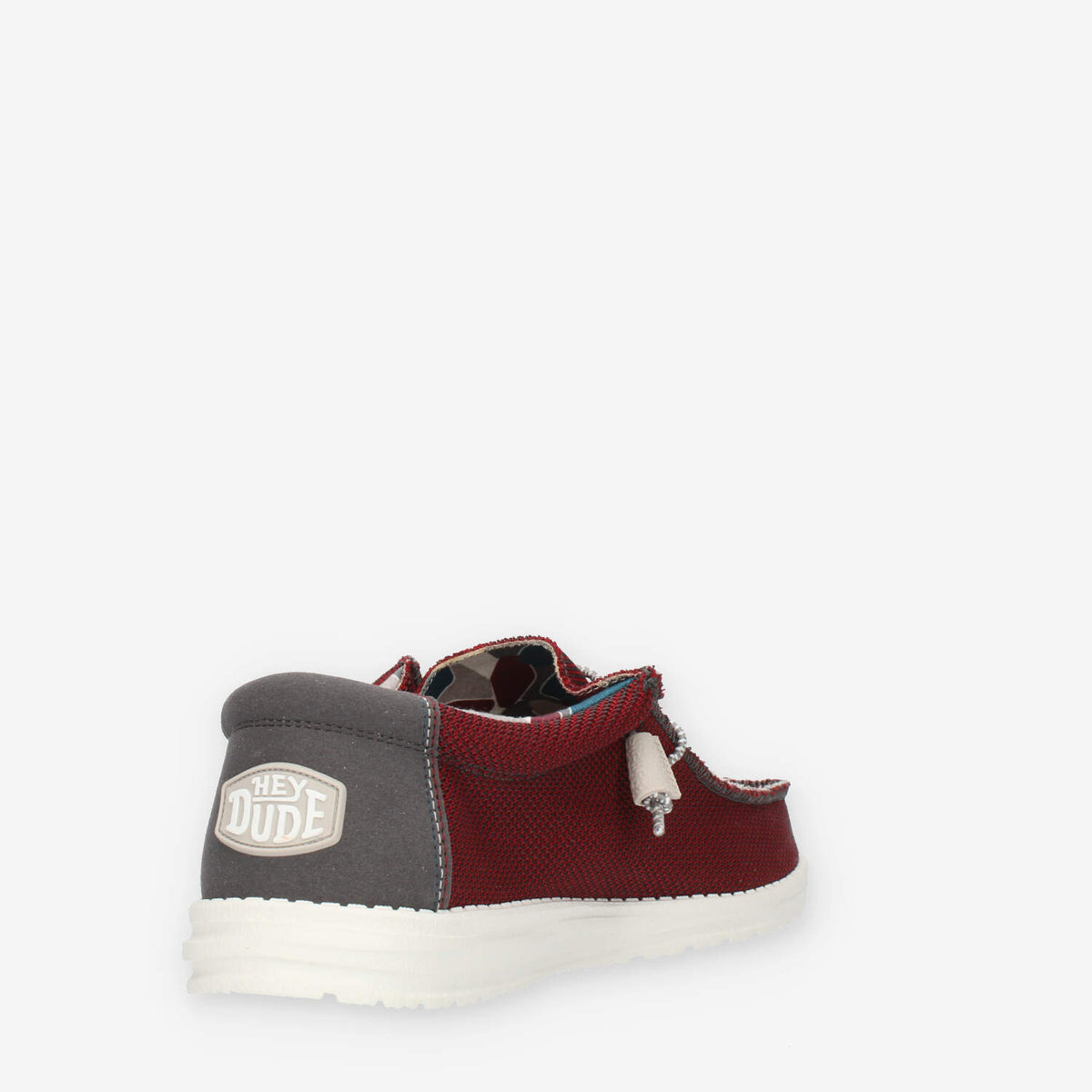 Hey Dude Wally Sox Triple Needle Slip on da uomo bordeaux