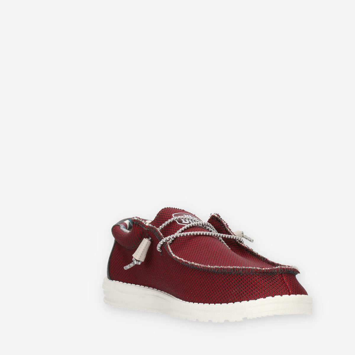 Hey Dude Wally Sox Triple Needle Slip on da uomo bordeaux