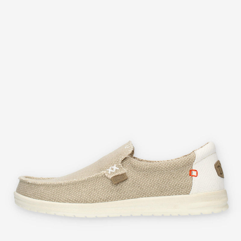 Hey Dude Mikka Braided Slip on da uomo beige