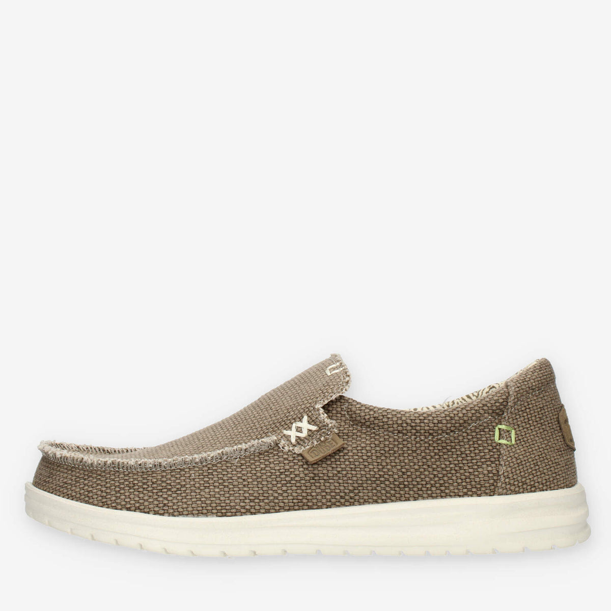 Hey Dude Mikka Braided Slip on da uomo taupe