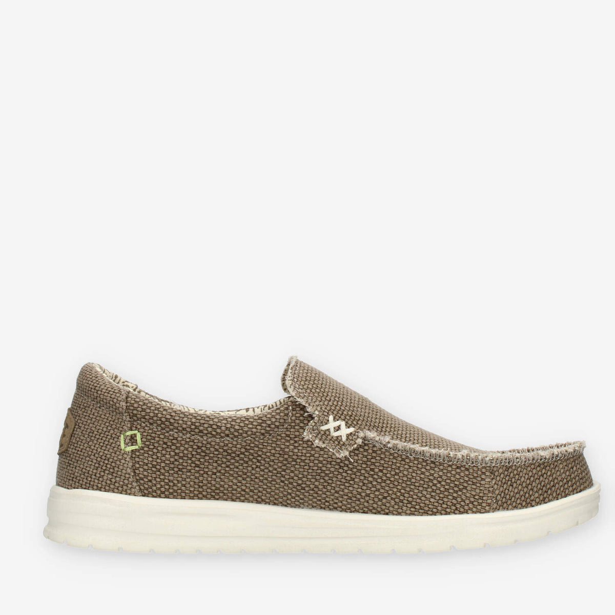 Hey Dude Mikka Braided Slip on da uomo taupe
