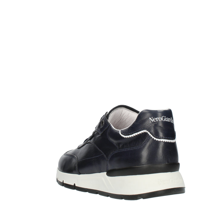 Nero Giardini Sneakers blu da uomo in pelle