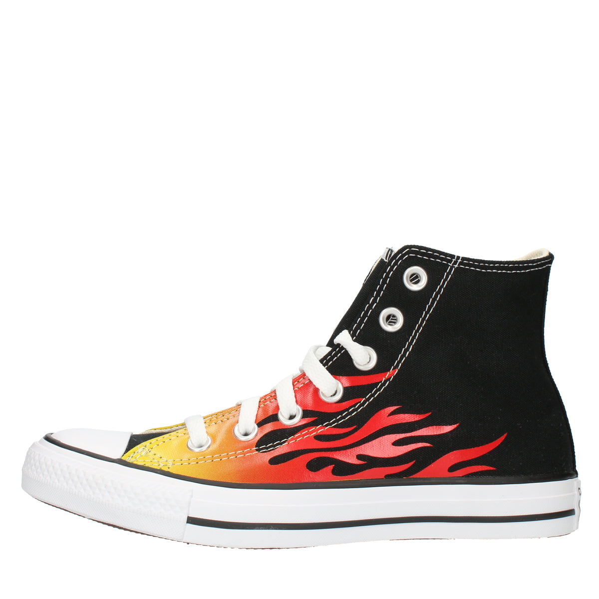 Converse Sneakers alte con fiamme