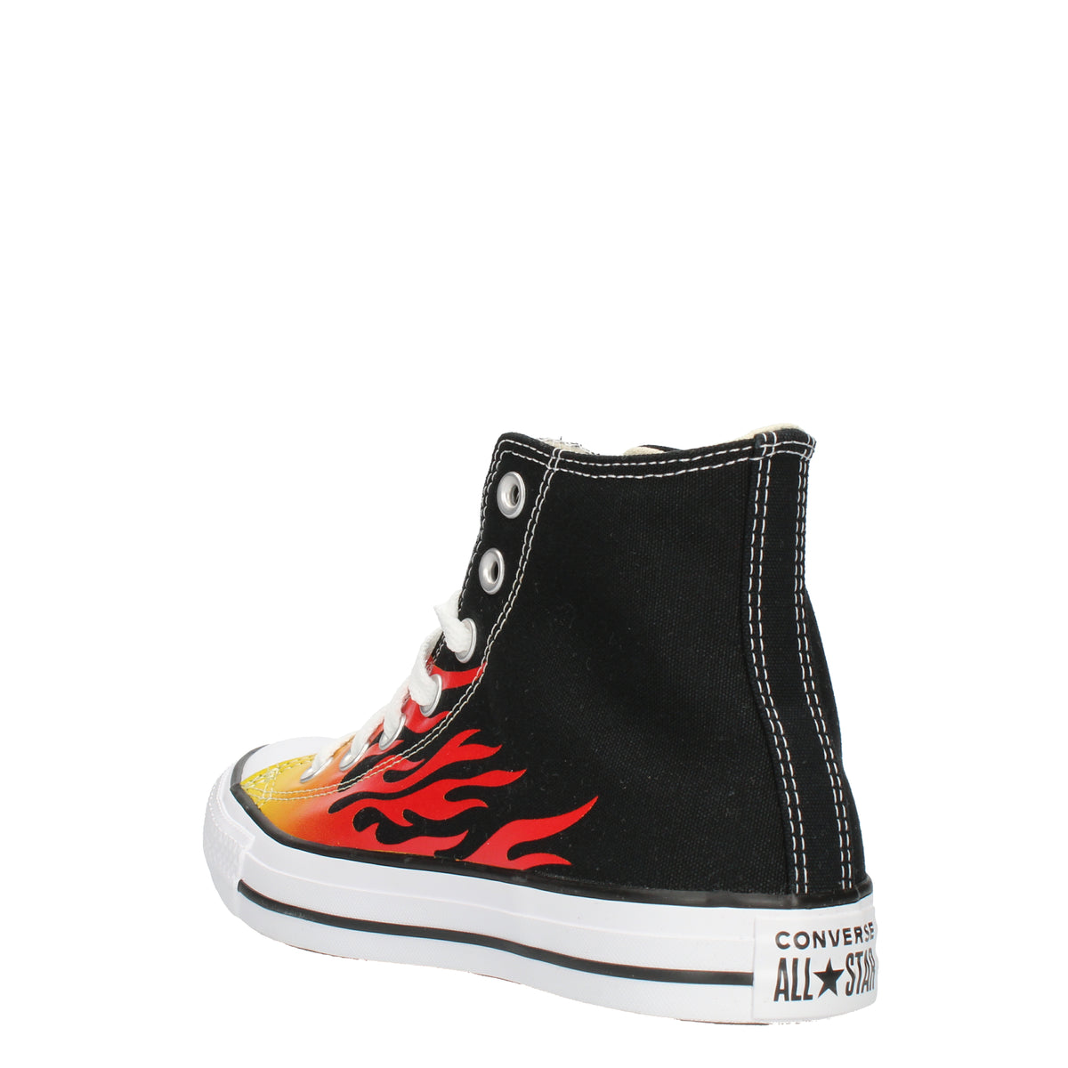 Converse Sneakers alte con fiamme