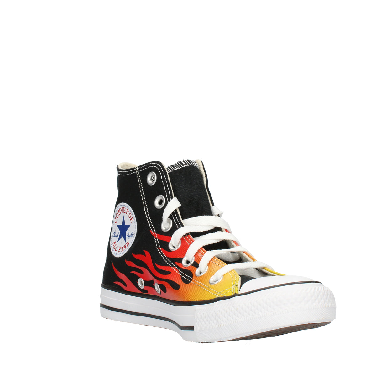 Converse Sneakers alte con fiamme