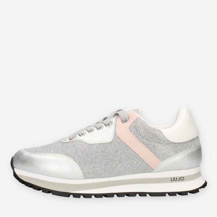 Liu Jo Wonder 501 Sneakers da donna argento glitterate