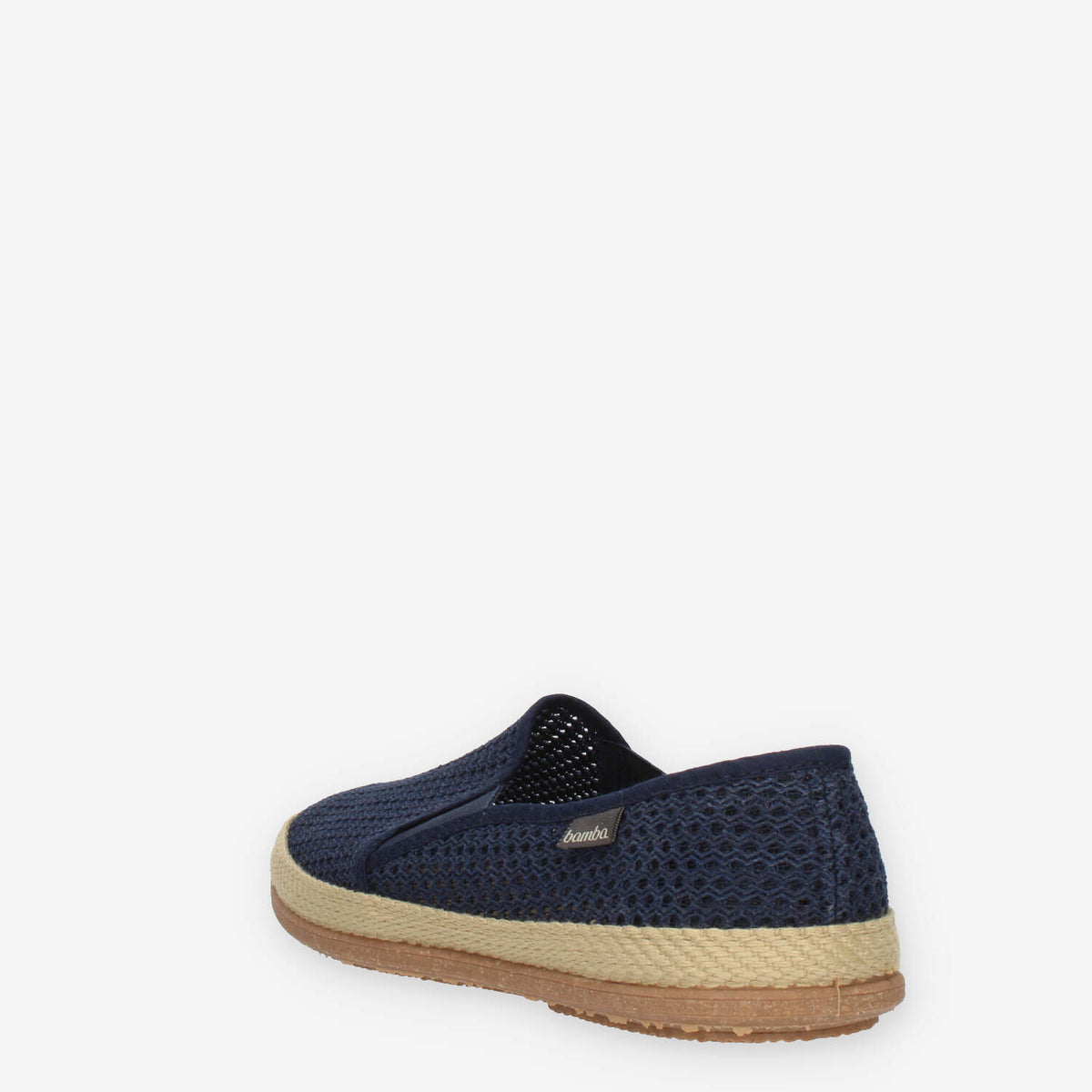 Victoria Slip on blu in tessuto a rete
