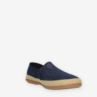 Victoria Slip on blu in tessuto a rete
