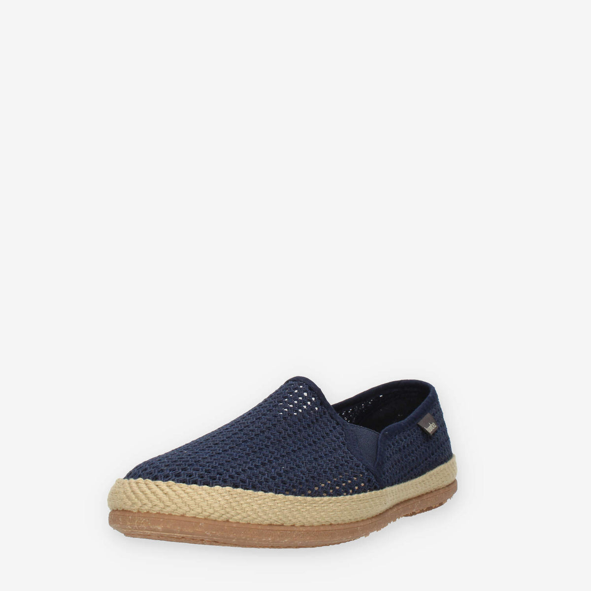 Victoria Slip on blu in tessuto a rete